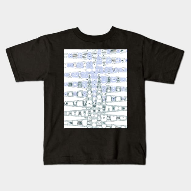 Abstract Reflections Series 5-2 Kids T-Shirt by ninasilver